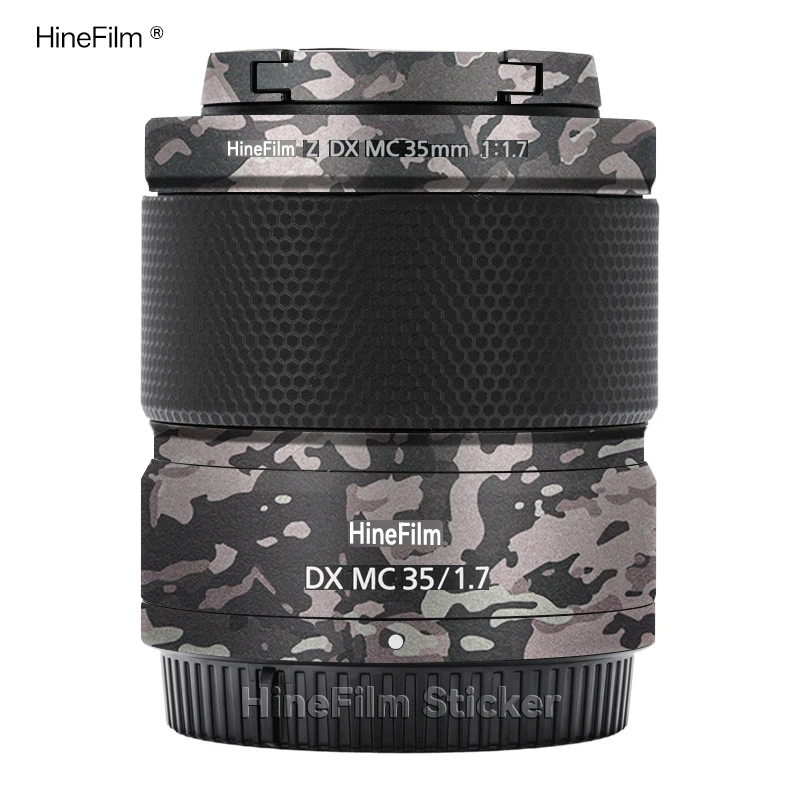 Hinefilm Skin for Nikon Z DX MC35F1.7 Lens Decal Skin 35 1.7 Lens