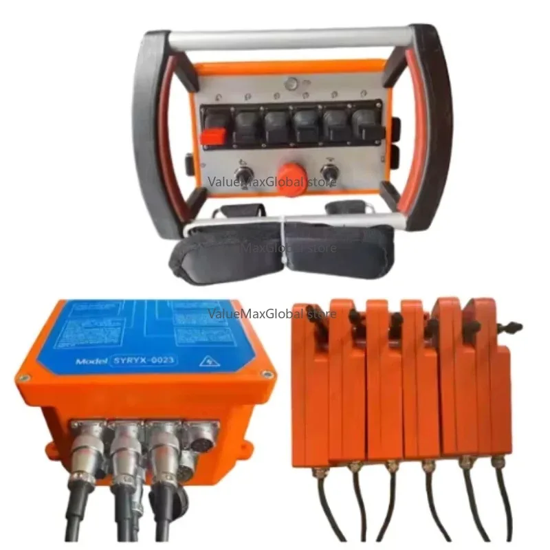 12-24V Hydraulic Valve Truck Crane Remote Control with 6 Joystick Functions Direction Weightlifting Aftermarket Machinery Part