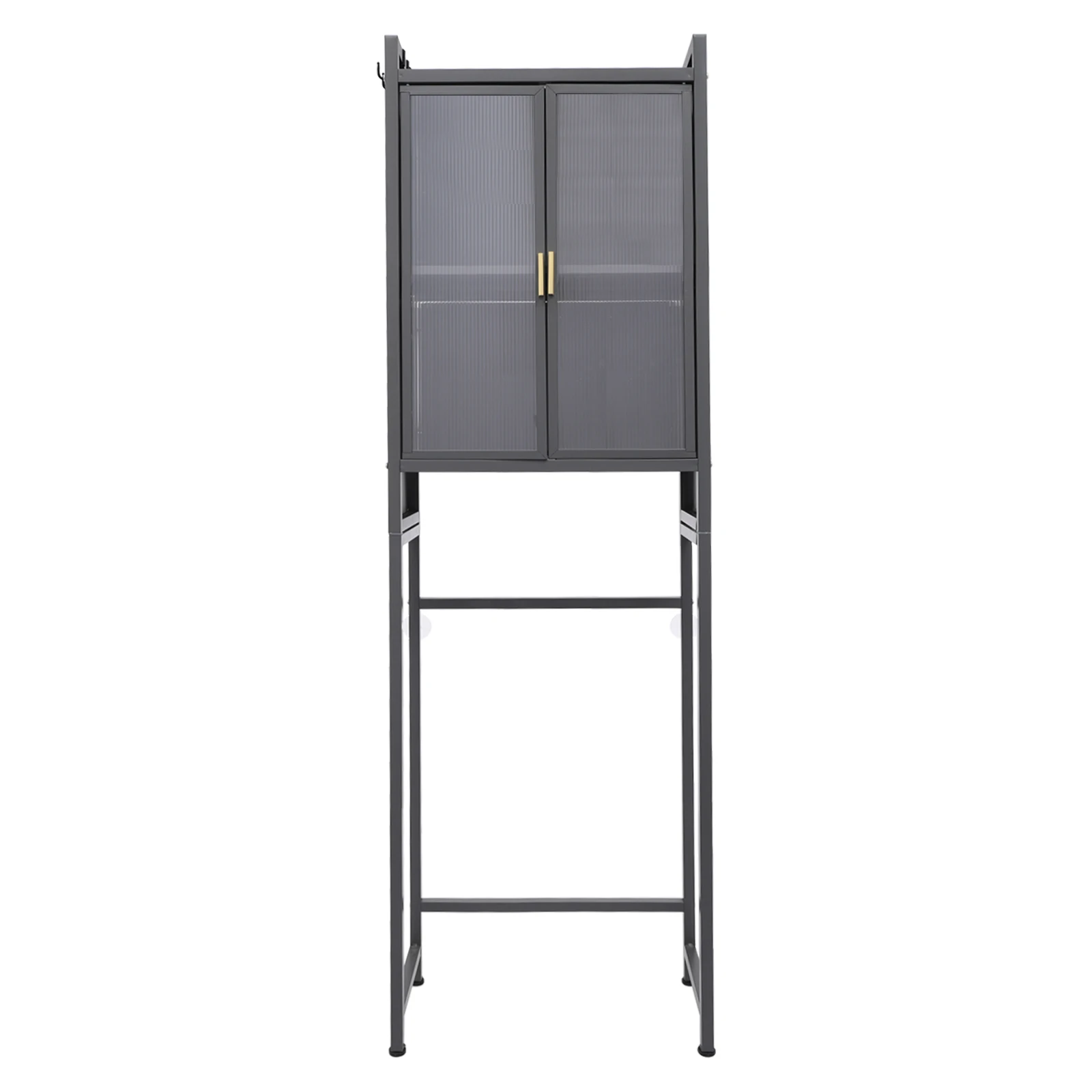 3rd Floor Bathroom Rack, Bathroom Storage Cabinet, Bathroom Storage Cabinet Above the Bathroom-Gray