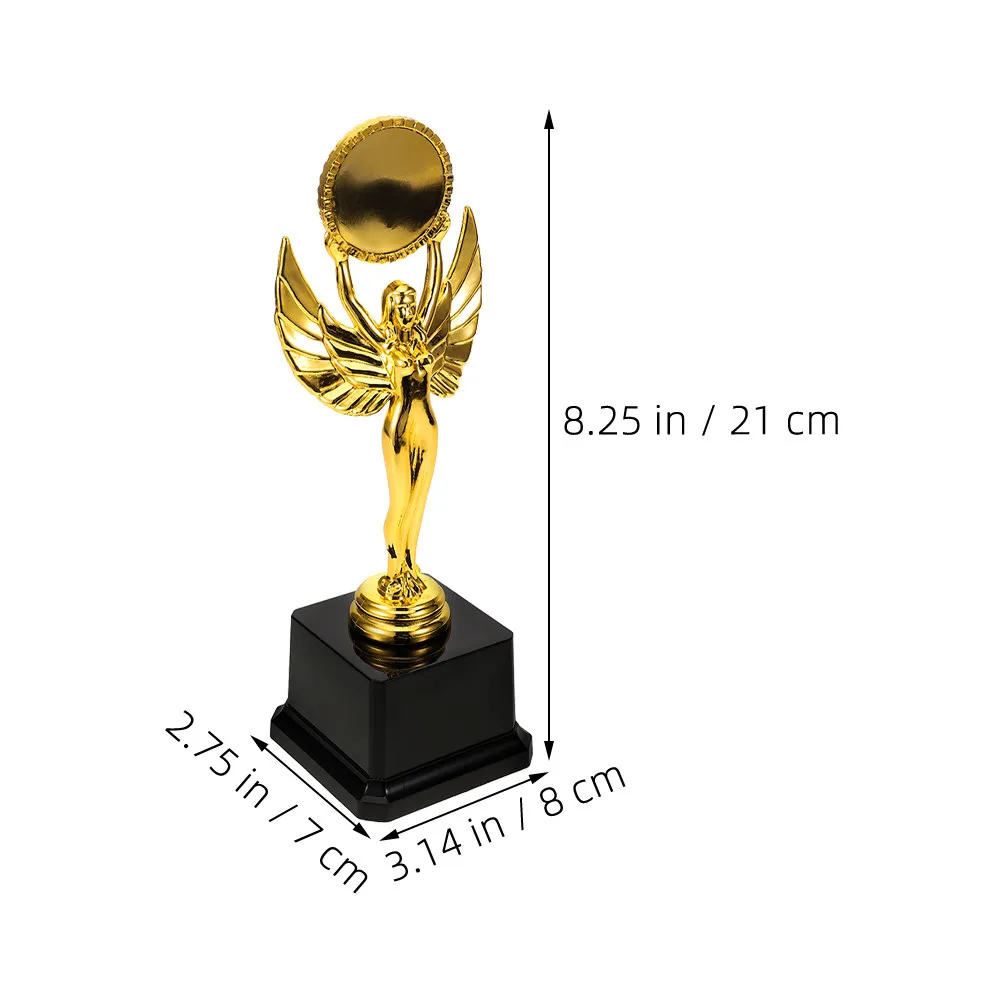 Exquisite Dance Competition Award Dancer Shaped Cheer Decorative Trophy Cup Small Lightweight Elegant Abs Plastic Funny