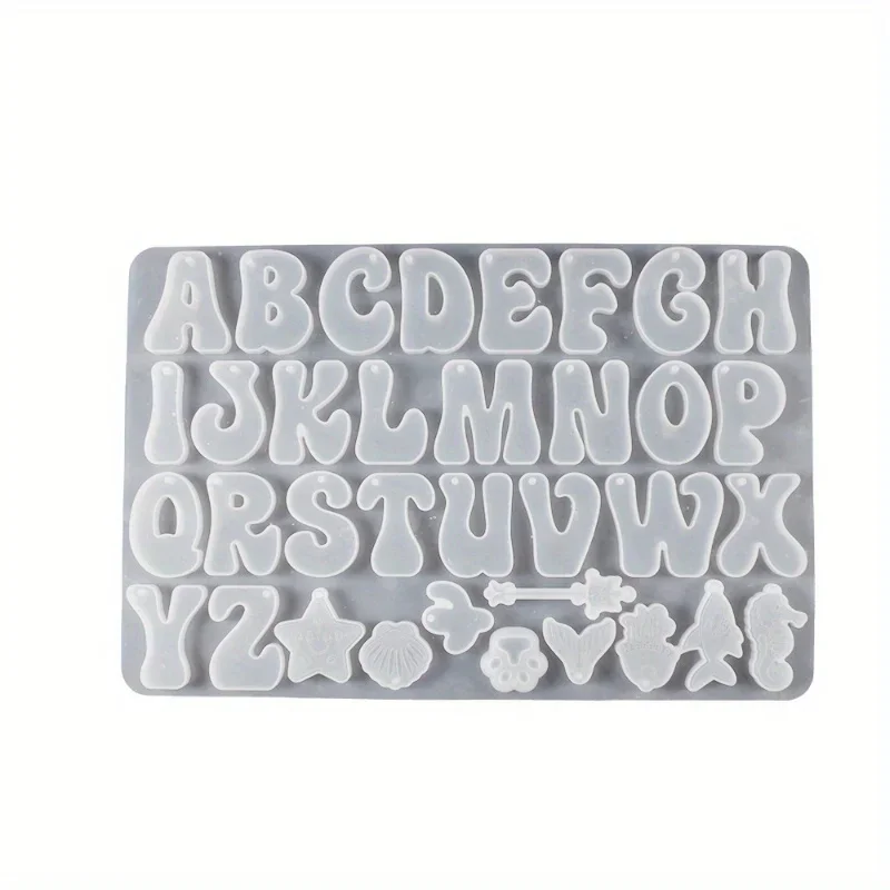 Silicone Resin Casting Molds Set for DIY Keychains