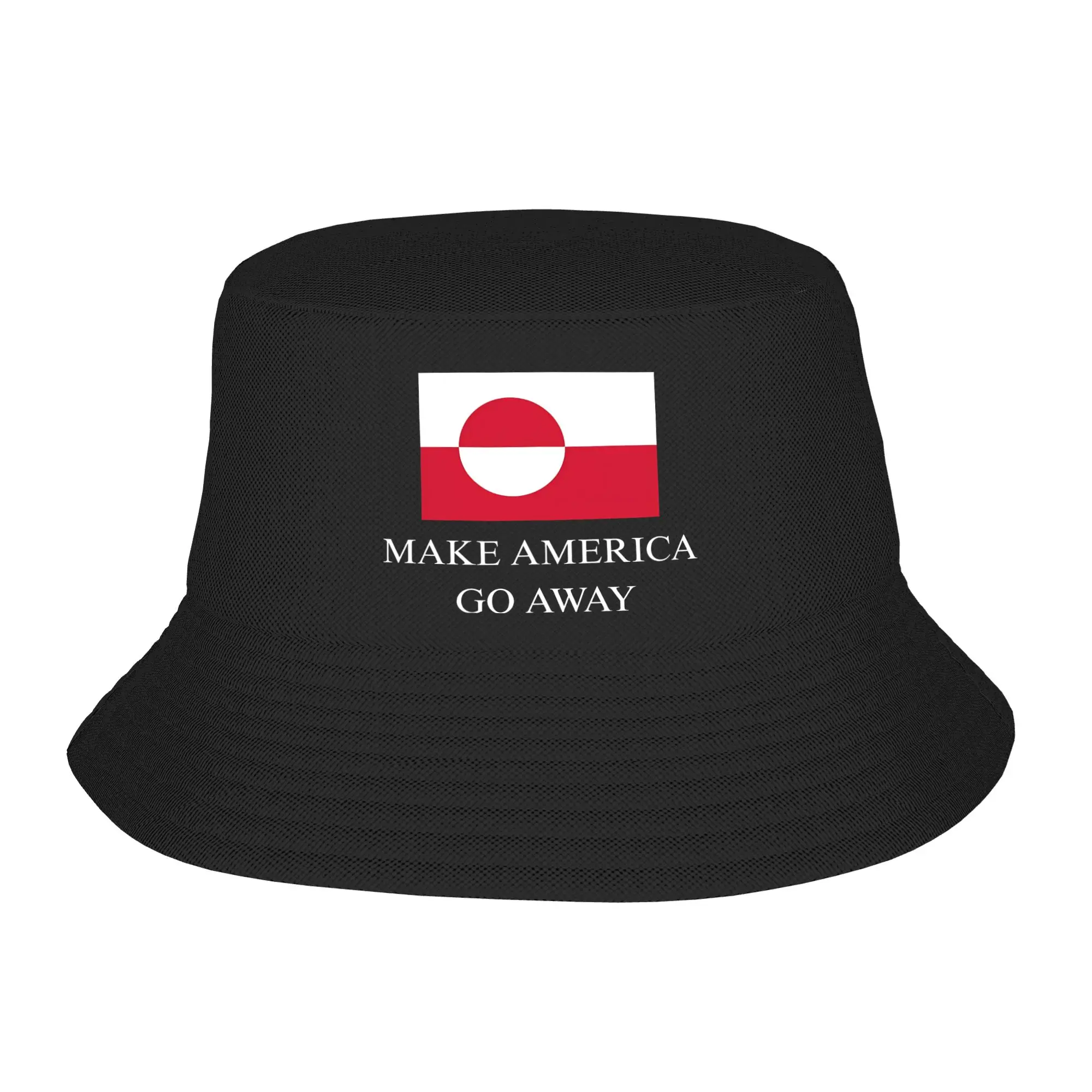 

Панама-кепка «Make America Go Away Greenland» (2 шт.), летняя, модная, унисекс, дышащая, для рыбалки, в гавайском стиле, от солнца