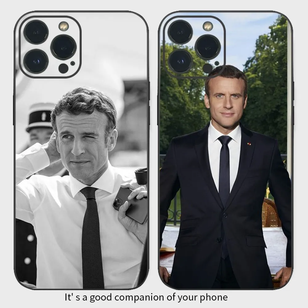 Emmanuel Macron Phone Case  For iPhone16 15 14 13 12 Mini 11 Pro XS Max X XR SE5 6 7 8 Plus Soft Silicone Cover