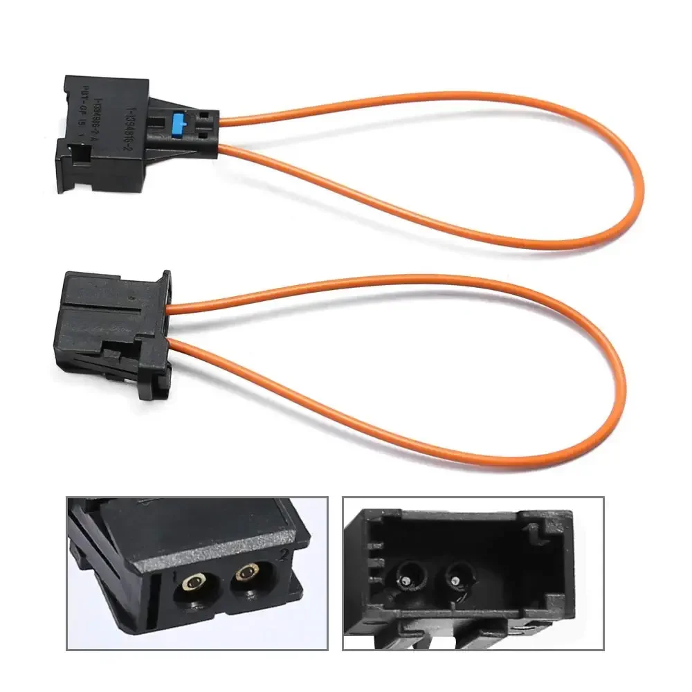 1Pair Female/Male Adapter Car MOST Fiber Optic Loop Bypass Connector for Porsche/VW/BMW/Audi/Mercedes-benz Car Repair Accessory