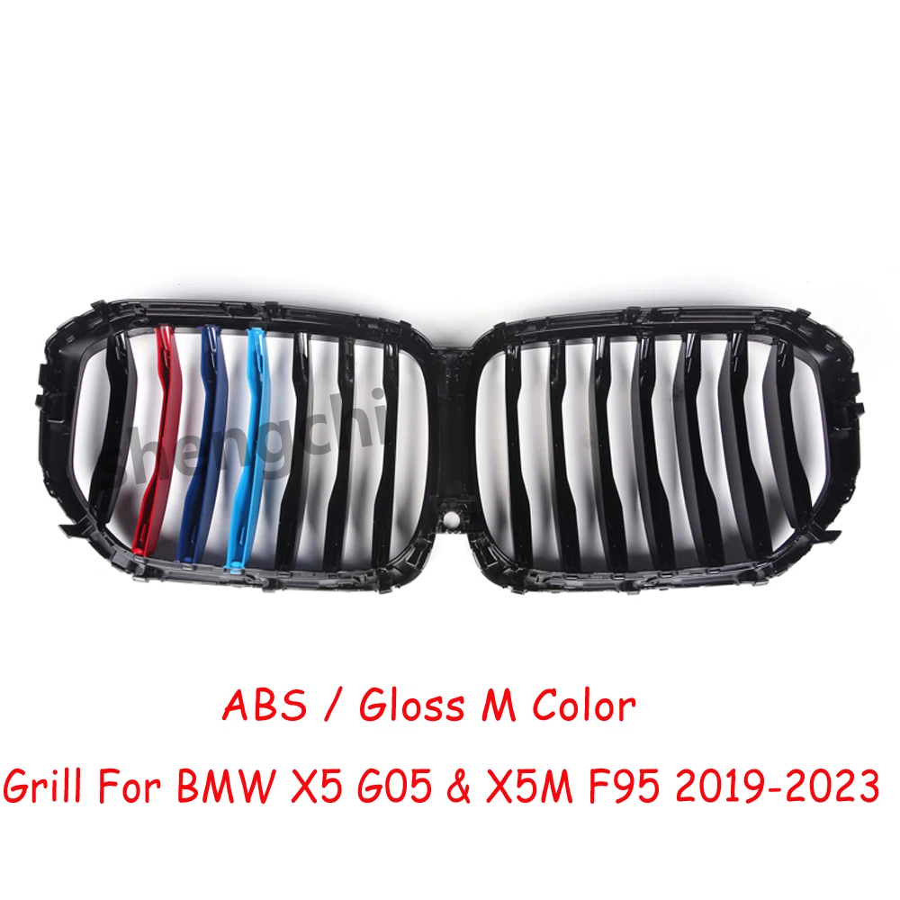 X5 G05 Pre-Lci ABS Gloss M Color Front Bumper Grille For BMW X5 G05 X5M F95 XDriver30i 40i 45e 50e 50i  M50i Grills 2019-2023