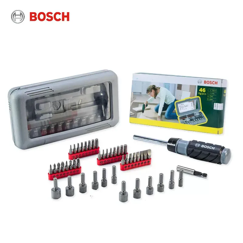 

Набор электрических отверток Bosch, набор динамометрических ключей с трещоткой, шестигранная втулка, ручка с трещоткой, быстрый гаечный ключ, инструменты для ремонта