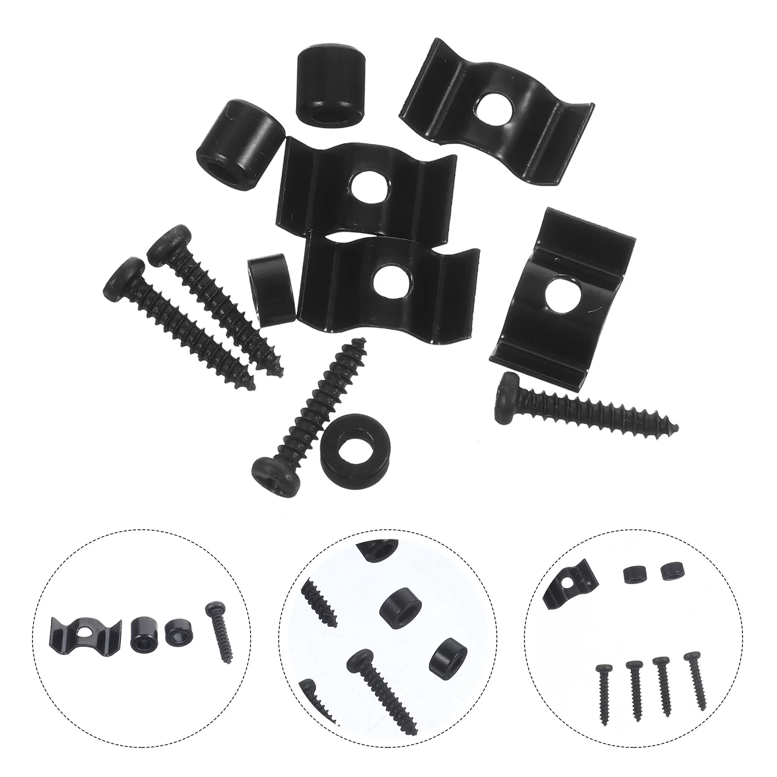 

1 Set Electric String Retainer Metal Stabilizer Clamp Guitar Accessory Parts Tension Buckle Guitar Press String Retainer Durable