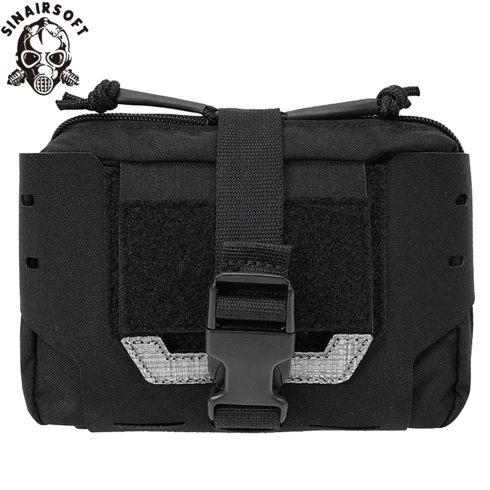 

SINAIRSOFT Tactical Medical Pouch Split Type First Aid Pouch Laser Cut Utility Pouch BG42 Horizontal Version Airsoft Vest