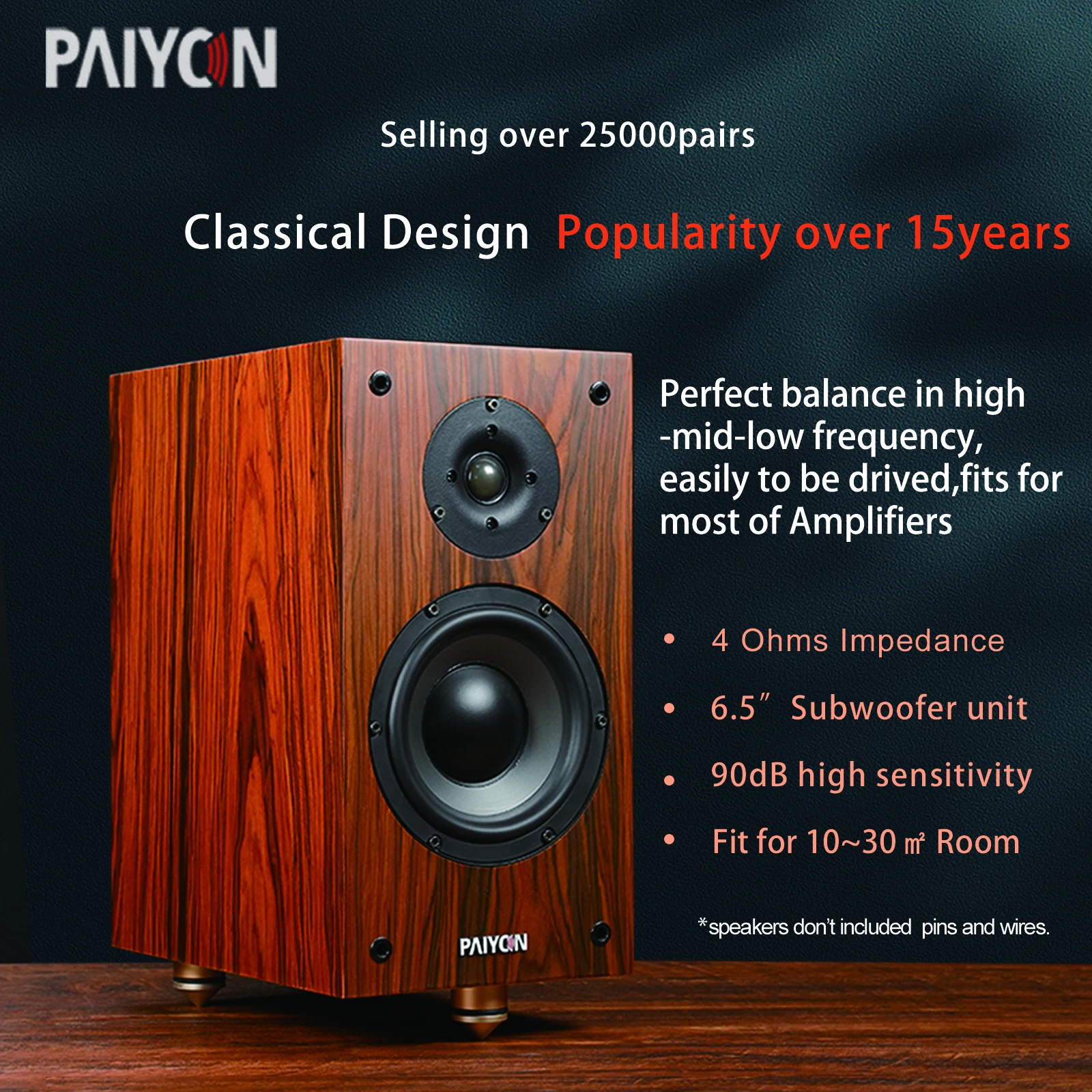 Juson Audio JTA50 Hifi 真空管アンプ BT Paiyon HIFI 4S 4 オーム