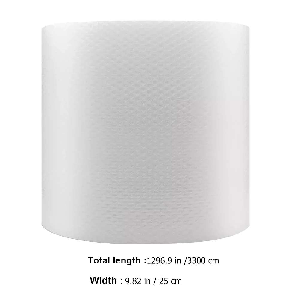 1 لفة من طبقة الفقاعات المقاومة للصدمات، غلاف توسيد فقاعي شفاف سميك للتغليف المتحرك والشحن والإلكترونيات والأواني الزجاجية