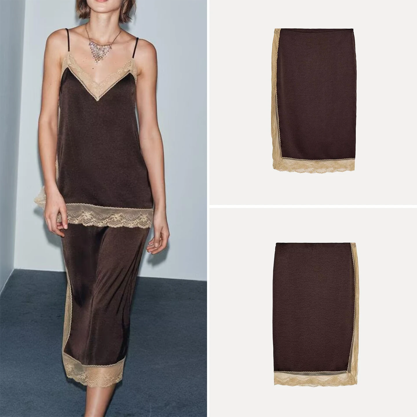 

Z Sexy Color Blo Midi Skirt Faionable mid Waist Women's Dr 2025 New Arrival Ele Daily Wear Stand Fit