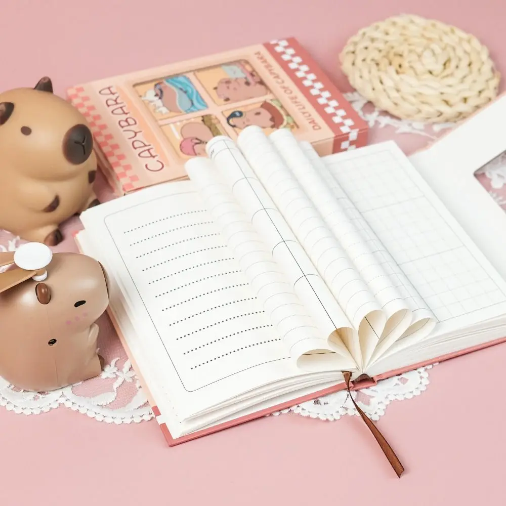 Creative Hand Ledger Capybara Notebook Stationery Exquisite Diary Book Cute Cartoon Notepad Student