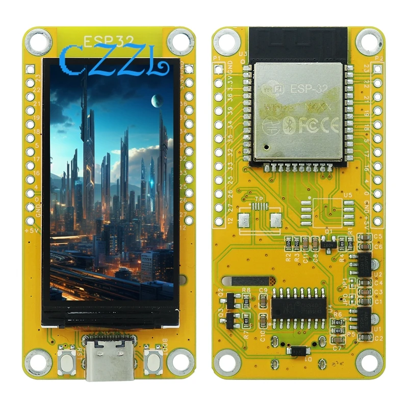 ESP32-S3 con scheda di sviluppo LVGL da 1,9 pollici Modulo TFT con schermo WiFi + Bluetooth 170 * 320