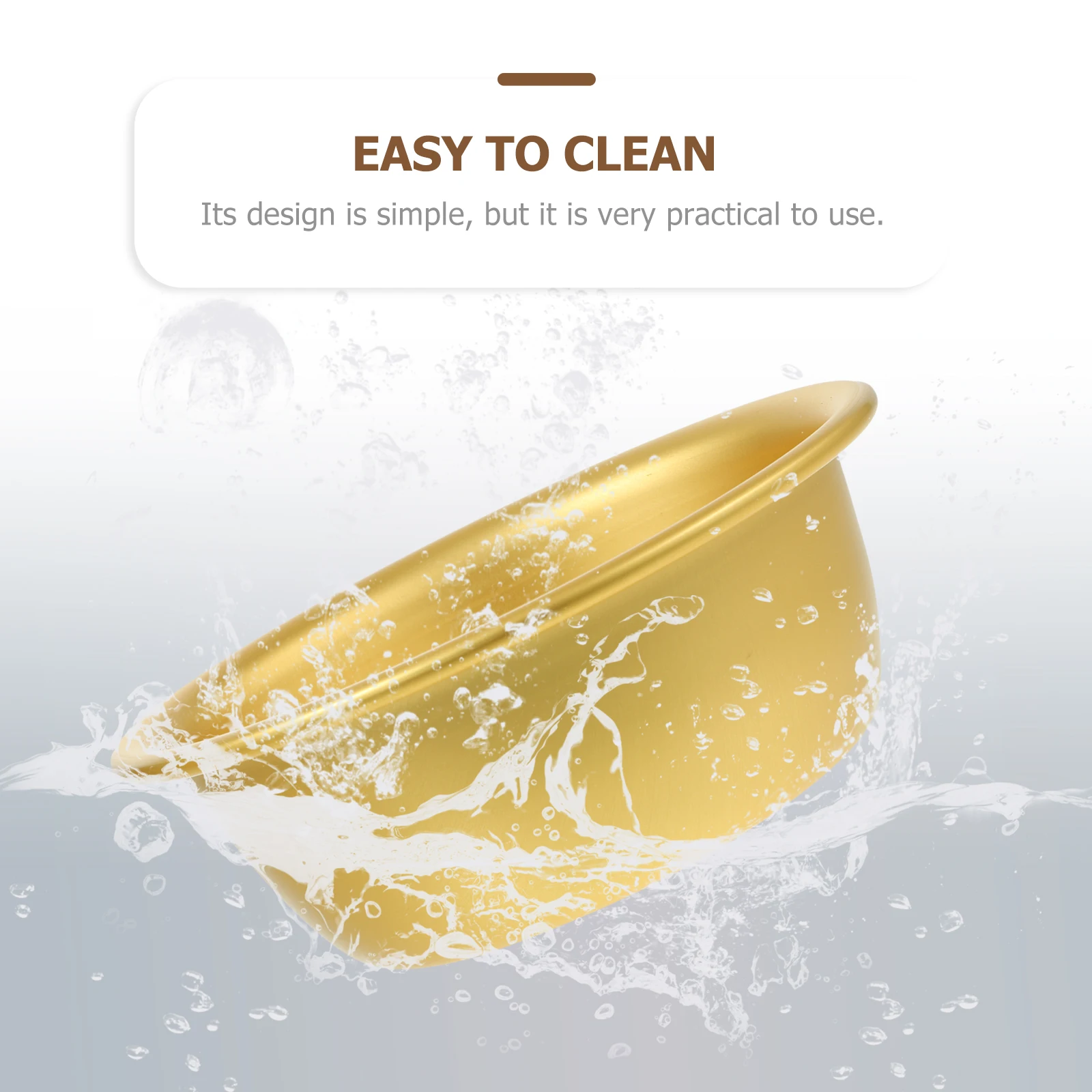 

FELTECHELECTR 4 шт., миска для рисового вина с золотой отделкой, желтый алюминиевый портативный держатель для питья для дома и ресторана