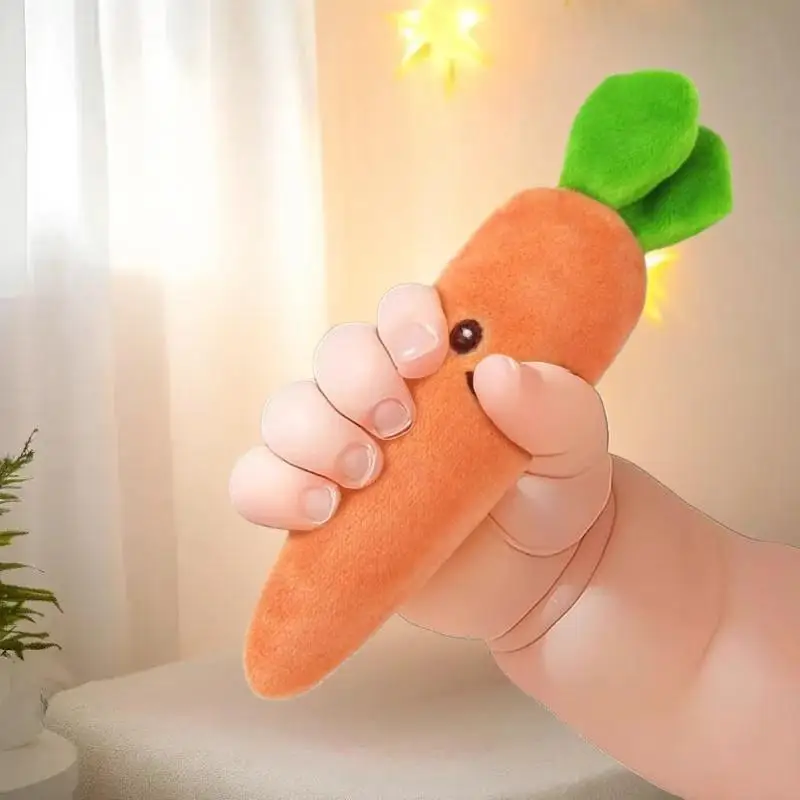 1/2PCS Baby Rustgevend Speelgoed Pluche Fruit Pop Baby Anti Startle Slaaphulp Holding Ring Pasgeboren Comfort Speelgoed