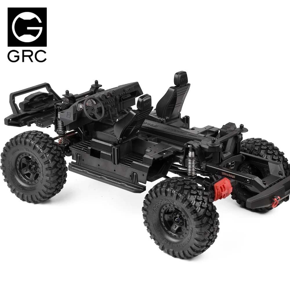 Grc Interior Kit / Seat / Dashboard For 1/10 Rc Crawler Car Trasxxas Trx4 Sport Option Upgrade Parts#g161sp