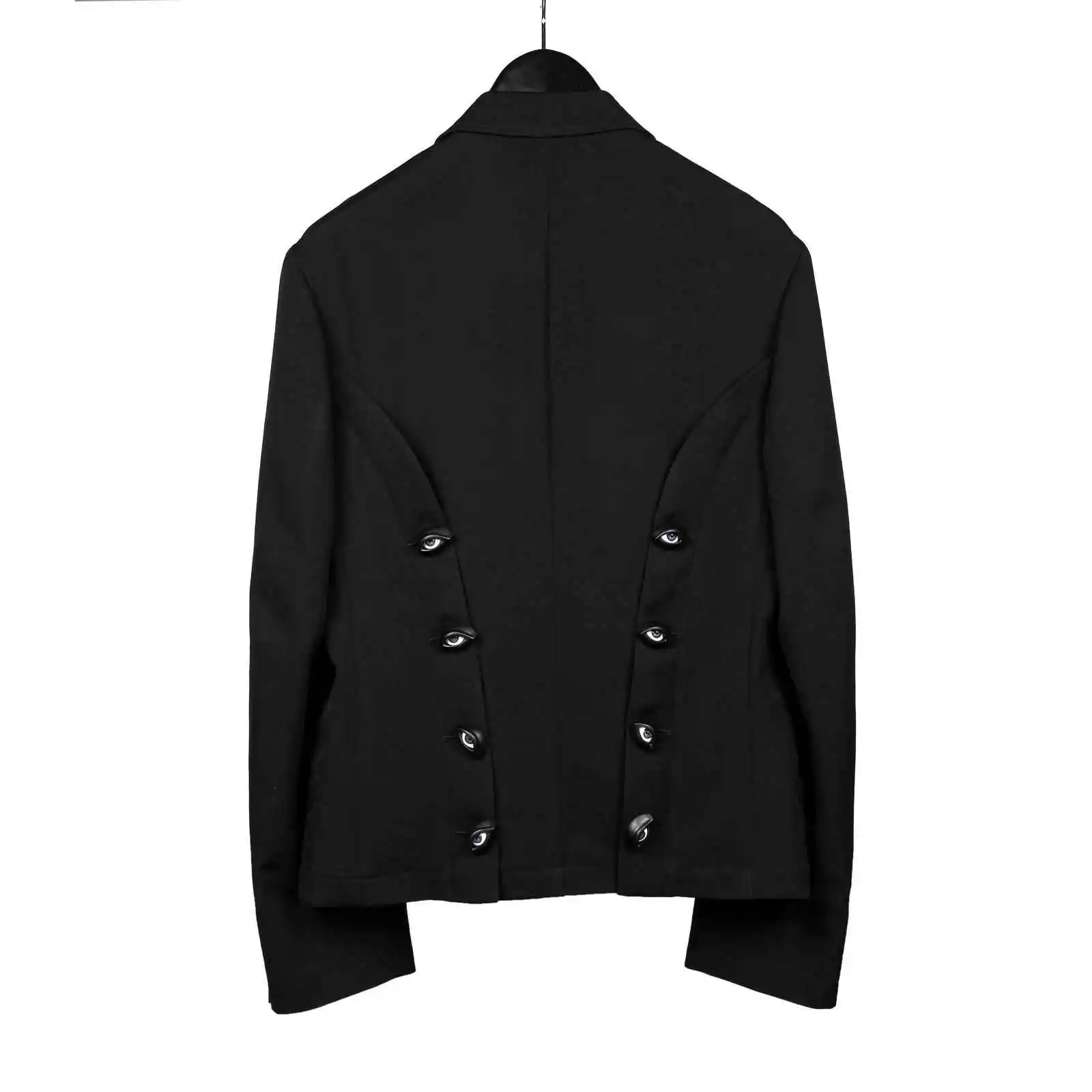 

TOP-YAMAMOTO men's woolen overcoat short coat Autumn and Winter New Korean version slim and thickened