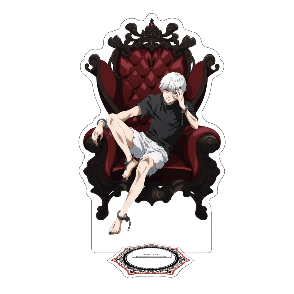 Tokyo Ghoul Shiki Renji Arima Kishou Throne 15CM Acrylic Stand Keychain 2026 New Anime Stand Desktop Ornament Bag Pendant Gift