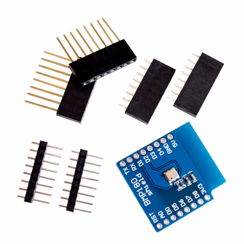 

1set BMP180 BOSCH Temperature Pressure Sensor Module Use For D1 Mini Module Expansion Board Learning Board