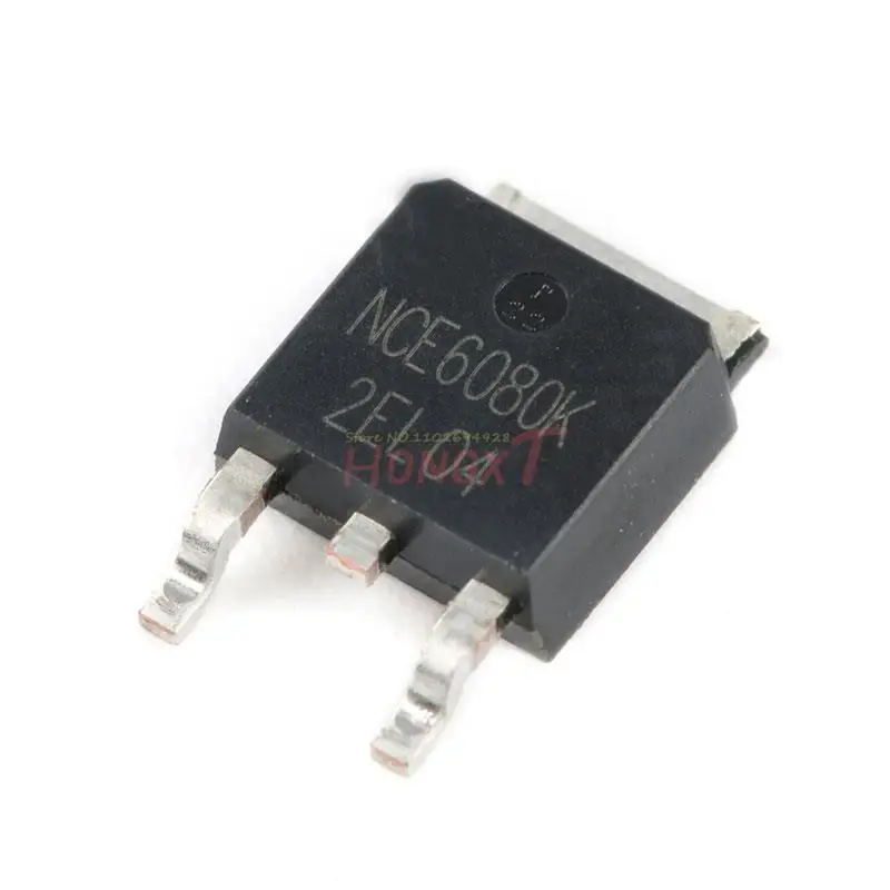10PCS 100% NEW Original NCE6080K TO-252-2 60V/80A N-channel MOSFET chip.