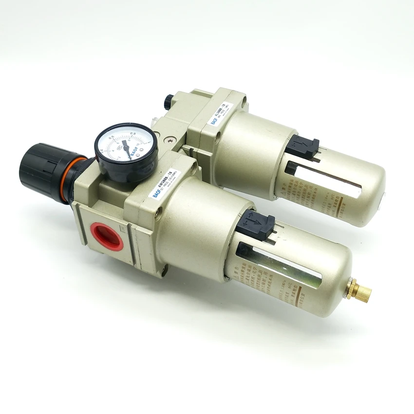 

AC5010-10 G1''Air Source Treatment Unit F.R.L Combination Air Filter Regulator and Lubricator
