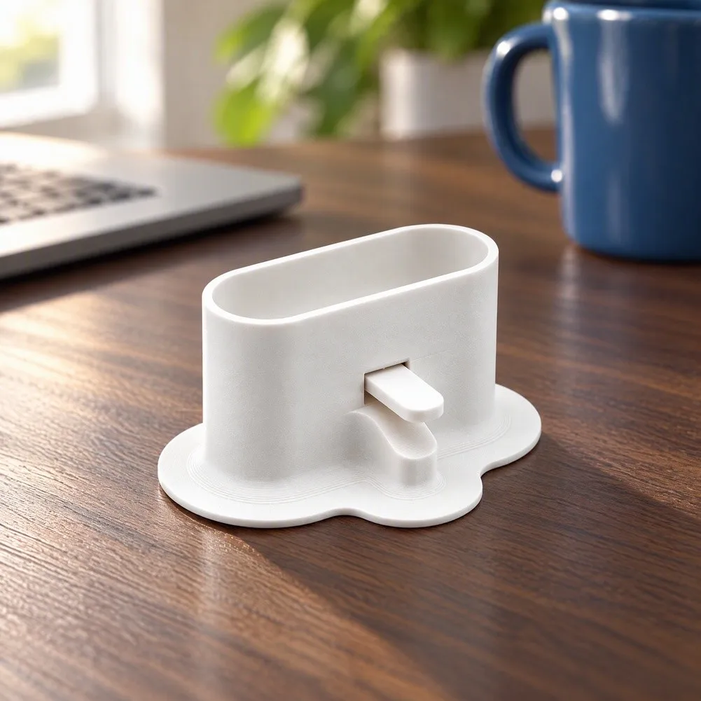 For AirPods Pro 3 Desktop Stand: Stylish & Convenient Push-to-Eject Stand! Measuring 8.7*6*4.1CM, This Desktop Stand Is Designed