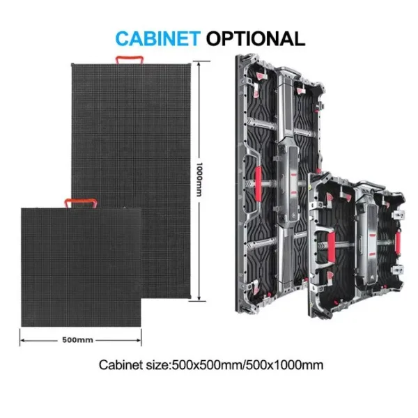 P2.6 P2.9 P3.91 Indoor Outdoor Full Color Stage Backdrop Rental Led Display Panels Pantalla Video Wall Led Screen