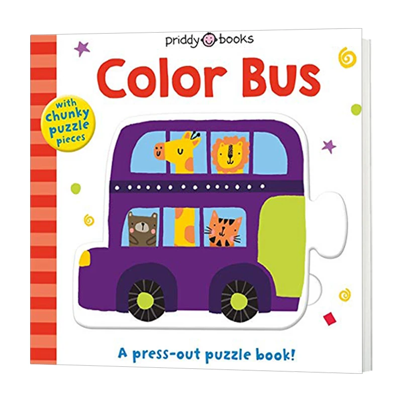 

Puzzle and Play Color Bus, Baby Children's books aged 1 2 3, English picture book 9781684490950