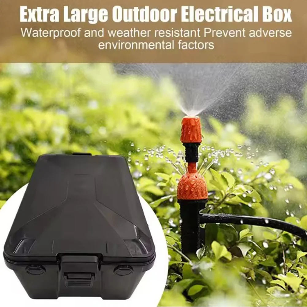 

Waterproof Outdoor Cable Box with IP54 Seal Garden Junction Box Designed for Cable Protection and Secure Electrical Connections