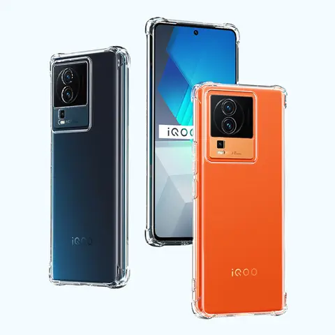 Soft Silicone Phone Case for VIVO IQOO Neo7 Neo 7 SE Pro 7SE 7Pro Racing 5G Funda Airbag Transparent High Quality TPU Back Cover