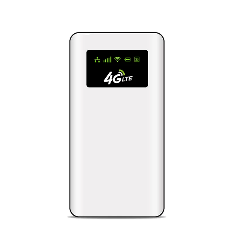 

4G MiFi Router Wireless WiFi 150Mbps 100M Network Port 5000MAh Mifi Modem Car Mobile Wifi Hotspot with Sim Card Slot jasmine