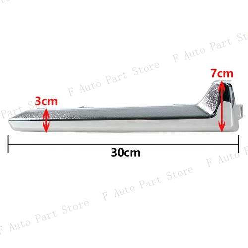 Imagen 2 del producto Para Subaru Forester 2016 2017 2018 luz antiniebla del parachoques delantero del coche tira decorativa tira embellecedora cromada 57708SG000 57708SG010
