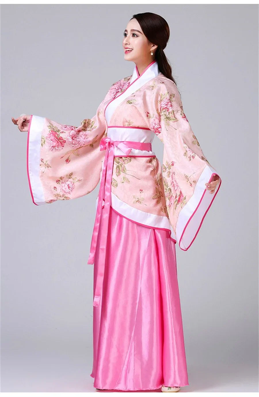

Hanfu Dress Women Chinese Traditional Gradient Purple&Pink Hanfu Female Carnival&Halloween Princess Cosplay Costume Plus Size