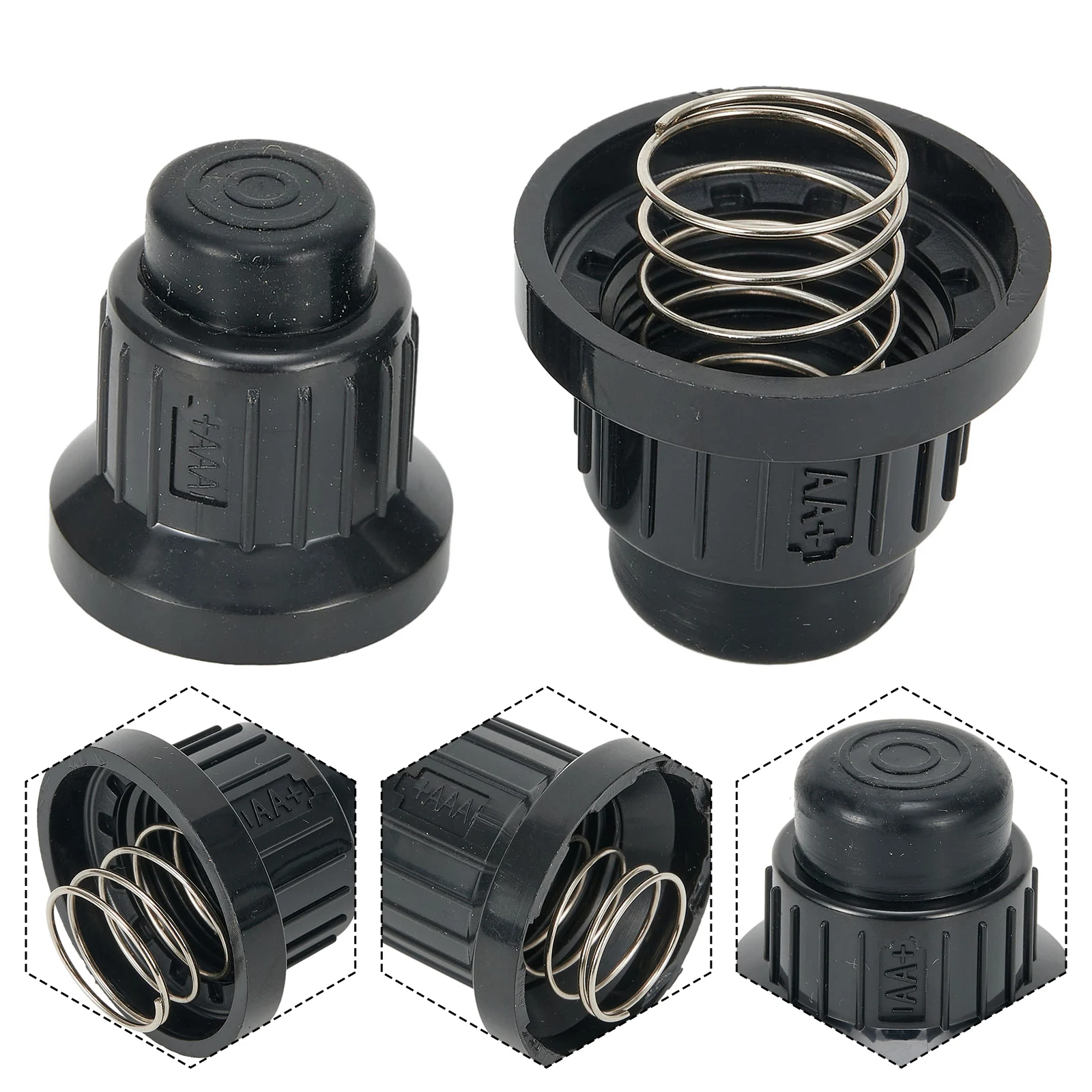 Accessories AAIgnitor Button Cap Ignitor Cap PP Push Button 2pcs AA Battery AAA And Black High Quality Practical