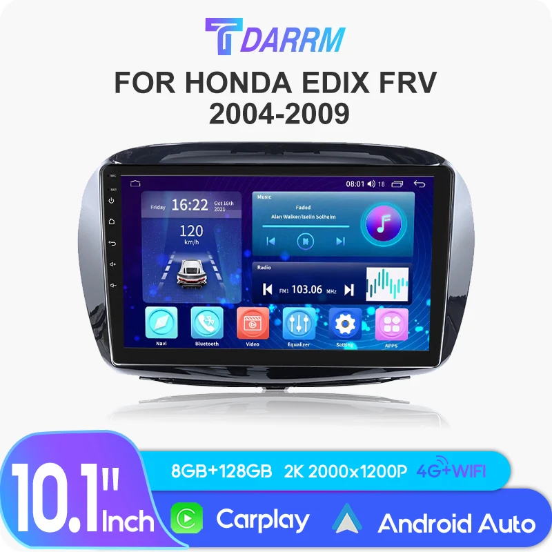 

Android Car Radio For HONDA Edix FRV 2004 2005 2006 2007 2008 2009 GPS Navigation Stereo Multimedia Auto Wireless Systems 4GWiFi