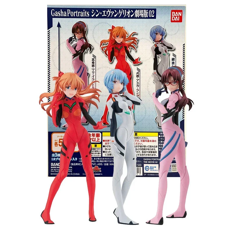 

Фигурка героя мультфильма Bandai Neon Genesis Evangelion, серия игрушек EVA 02, Ayanami Rei, набор аниме, фигурка, модель, фигурка, игрушки для детей