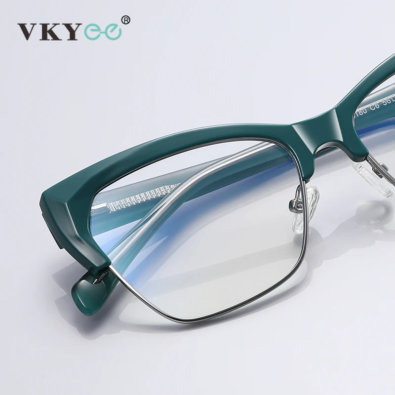 

VKYEE Fashion Simple New Design Anti-blue Light Glasses for Women Reading Glasses Can Be Customized Prescription Photochromic