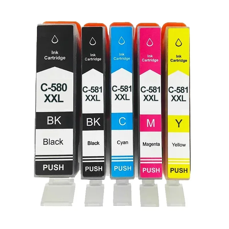 PGI-580 CLI-581 580 Ink cartridge Compatible For canon TS8252 TS9550 TS9551C TS705 TS8350 TS56350 TR7550 Printer ink cartridge