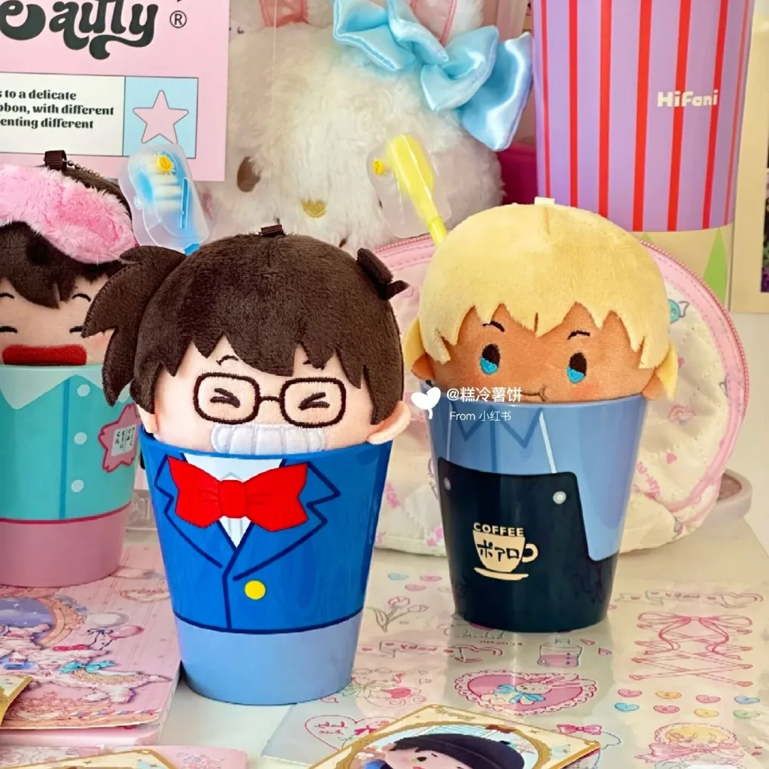 

Detective Conan Plush Set Vol.1 Blind Box Wayaya Style Anime Figure Collectible Model Toys Toothbrush Set Pendant