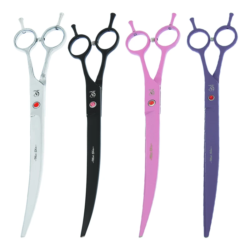 9 inch Meisha 24cm Pet Grooming Scissors Japan Steel Dog Cutting Shears Cat Curved Haircut Tools Animals Styling Supplies B0063A