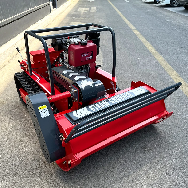 Maßgeschneiderter, werkseitig verkaufter Raupen-Benzin-Rasenmäher, Hybrid-Rasenmäher, Dreschmäher