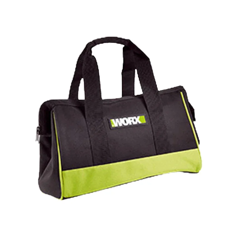 Worx-Bolso de mano para herramientas, bolsa de tela Oxford de doble capa con anillo de alambre, impermeable, anticaída, para almacenamiento portátil y embalaje de herramientas