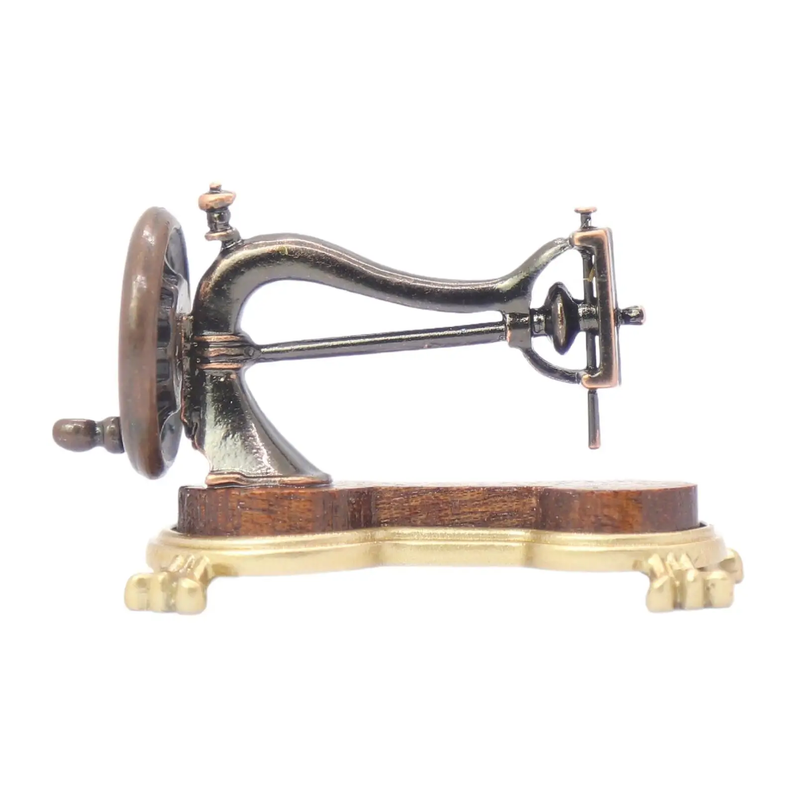 1/12 casa de bonecas máquina de costura decoração de casa de bonecas crianças fingir jogar brinquedo mini máquina de costura casa de bonecas mini ornamento para cenário diy