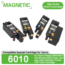 Cartucho de tóner completo a color 6000 6010 Workcentre 6015 Compatible con impresora Xerox Phaser 106R01634 106R01631 106R01632 106R01633