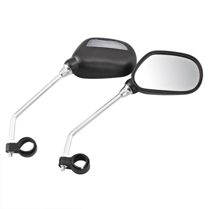 2pcs Bicycle Rearview Mirror Reflector Angle Adjustable Left Right Mirrors Outdoor Safety Riding Bicycle Handle Rearview Mirror