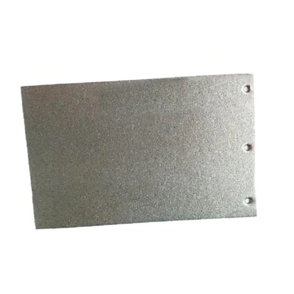Imagem -03 - Almofada de Placa de Base de Carbono Peças 170x110 mm Placa de Carbono com Furos para Makita 9403 Mt190 Mt9 Acessórios de Lixadeira de Cinto Peças de Ferramentas Elétricas