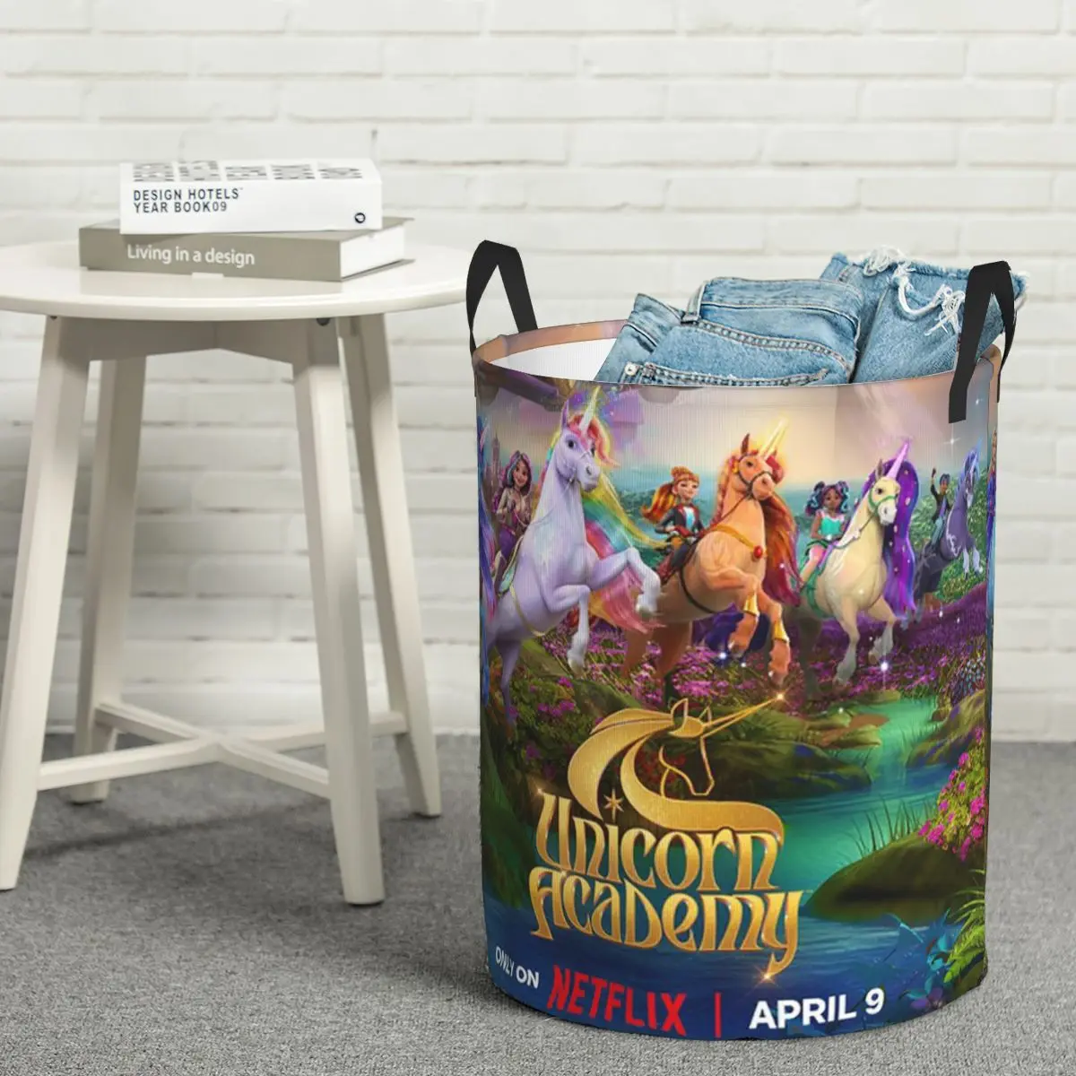 

Складная корзина для белья Unicorn Academy, домашний органайзер, корзина для стирки ребенка, домашний органайзер