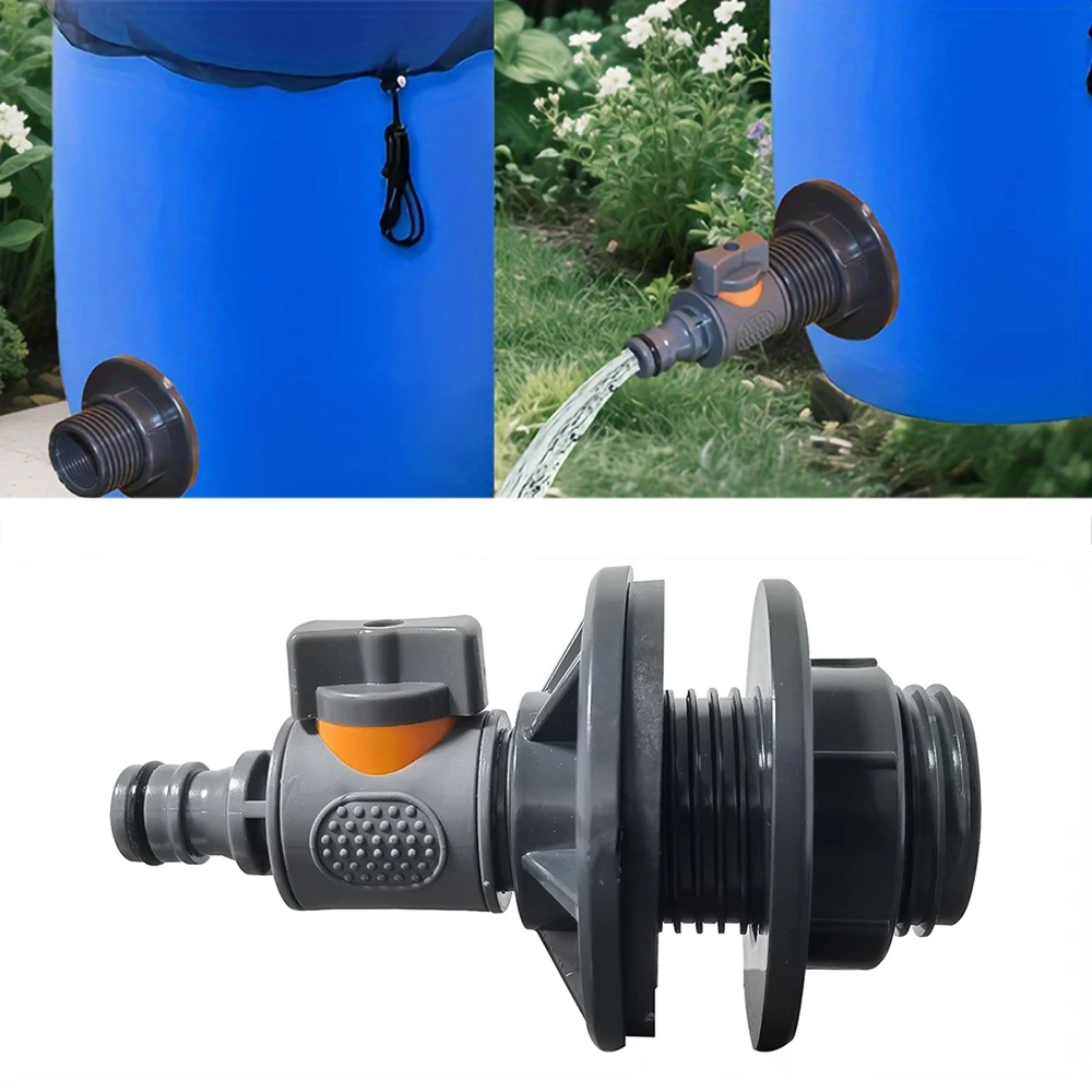 

1 комплект, 3/4 дюйма, 16 мм, адаптер для крана резервуара IBC, соединитель для шланга с грубой резьбой, фитинги, садовые резервуары для воды, замена крана