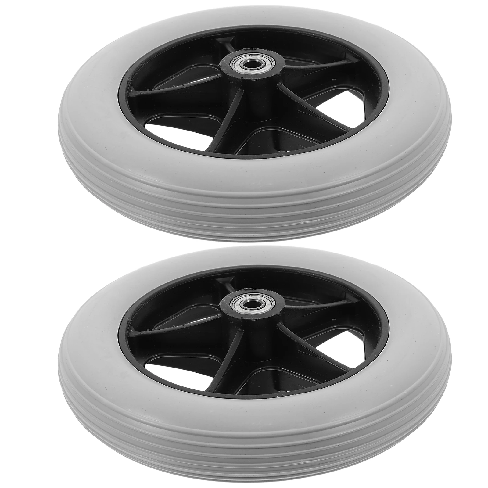 

2Pcs Shopping Cart Wheels 360 Degree Rotation Replacement Wheels for Grocery Cart Walker Wheelchair