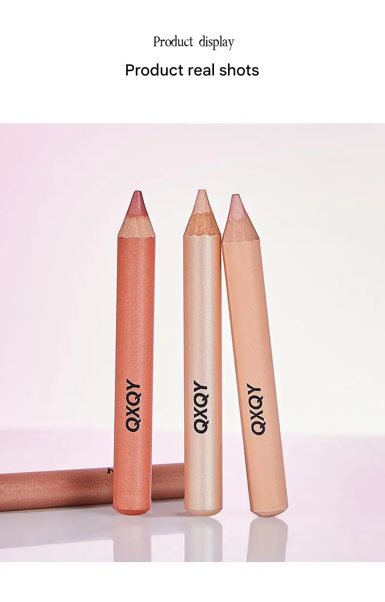 QXQY 3D Unter-Augen-Highlighter-Stift Wasserfest Verwischungsfest Langanhaltend Multifunktionaler Eyeliner Aufhellender Aegyo Sal Make-up-Stift – Detail 28